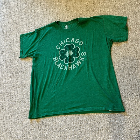 Fantastics Chicago BlackHawk Green T-shirt, size XXL - Picture 2 of 5
